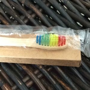 Novelty Rainbow Wood Toothbrush, Spa Gift Addition